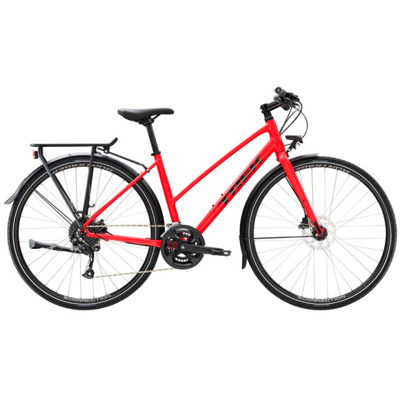 Bicicleta TREK FX 2 Disc Equipped Stagger 2023 ROJO S
