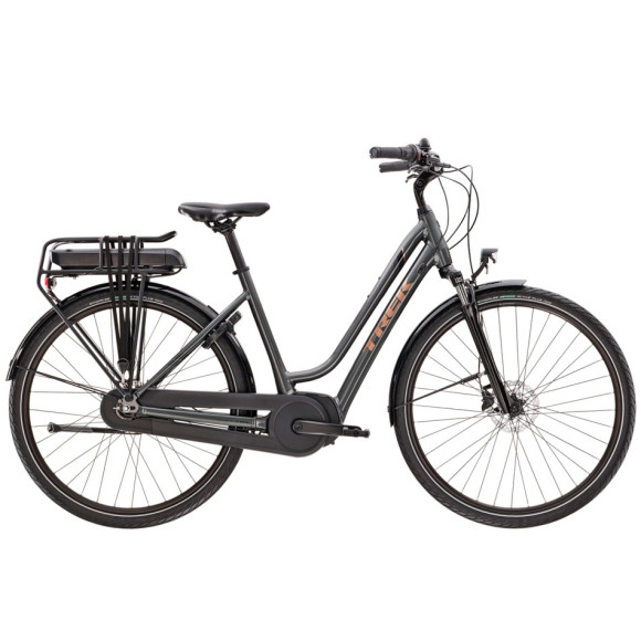 Bicicleta TREK District+ 1 Midstep 300Wh 2023 GRIS S