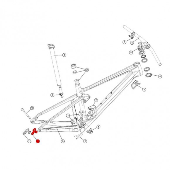 BMC derailleur hanger No 65 black 