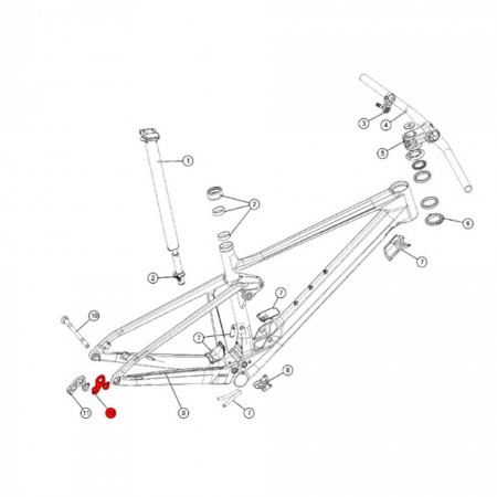 BMC derailleur hanger No 65 black 
