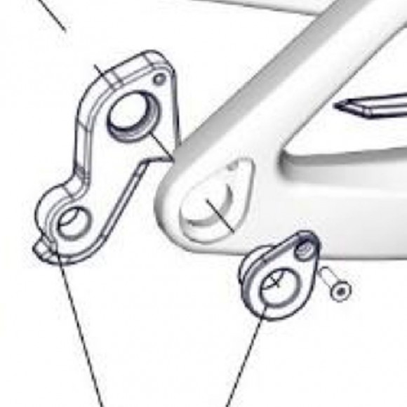 BMC derailleur hanger No 65 black 