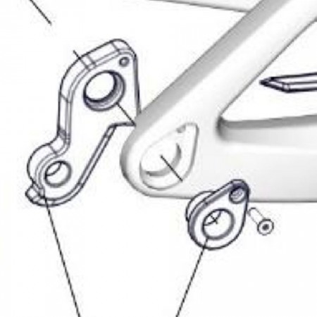 BMC derailleur hanger No 65 black 