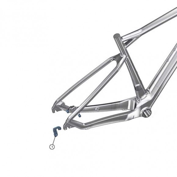 Patte de dérailleur BMC Teamelite TE01, TE02 29 Dropout 38 