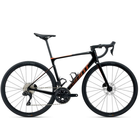 Bicicleta GIANT Defy Advanced 1 2024 NEGRO NARANJA S