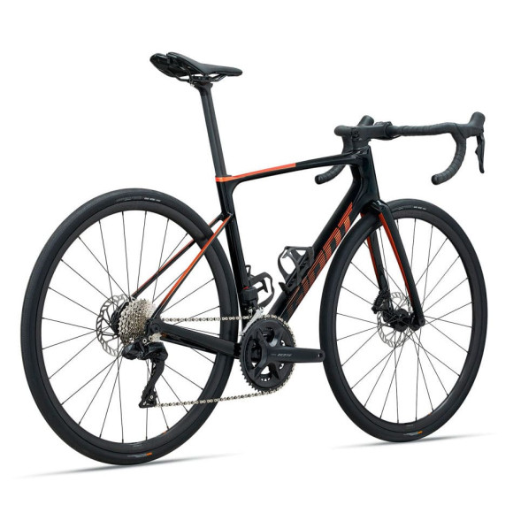 Bicicleta GIANT Defy Advanced 1 2024 LARANJA PRETA S