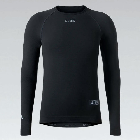 GOBIK Winter Merino Long Sleeve Undershirt Coal 2026 BLACK 
