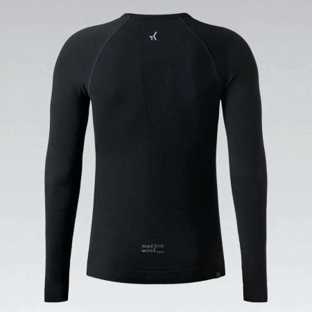 Camiseta interior GOBIK Winter Merino Manga Larga Coal 2024 NEGRO XSS