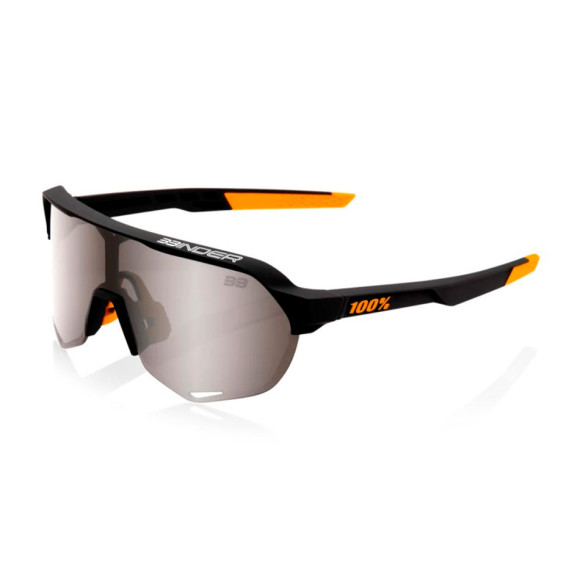 Gafas 100% S2 Silver Mirror Lens Brad Binder SE Black 