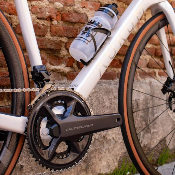 Vélo avec capteur de puissance personnalisé AURUM Magma BLANC 54