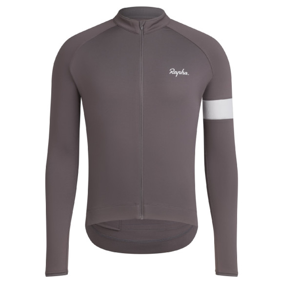 Maillot RAPHA Core Manche Longue 2023 GRIS XS