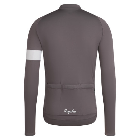 Maillot RAPHA Core Manche Longue 2023 GRIS XS