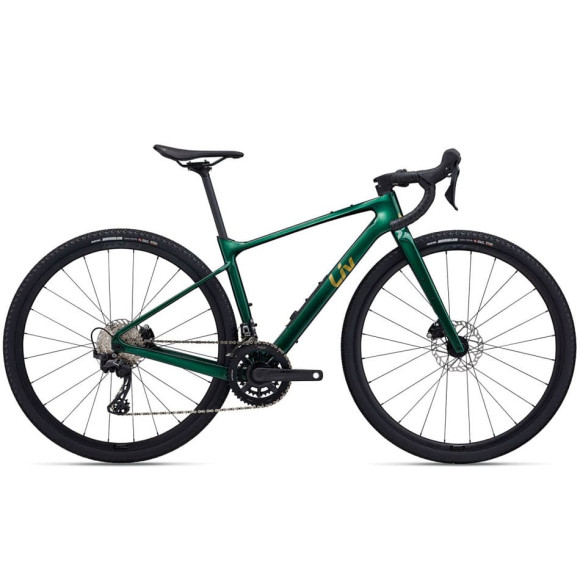 Bicicleta LIV Devote Advanced 2 2024 PRETO VERDE XS