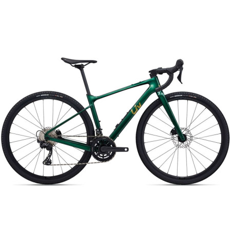 Bicicleta LIV Devote Advanced 2 2024 NEGRO VERDE M