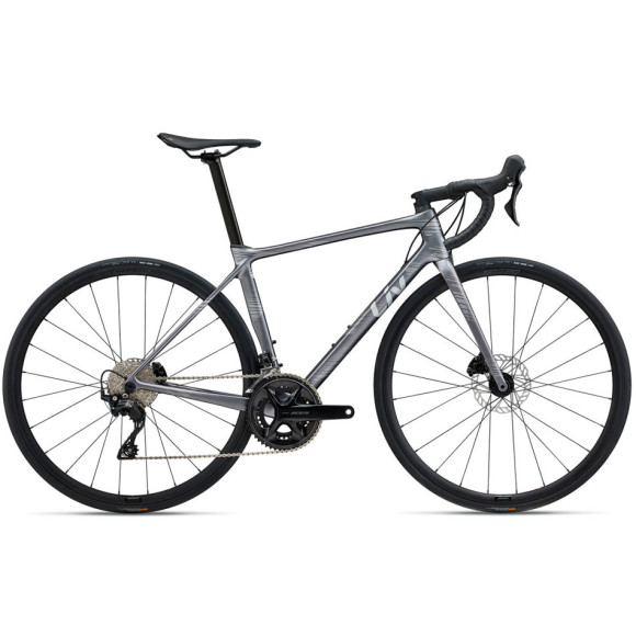 Bicicleta LIV Langma Advanced 2 Disc Pro Compact 2024 PRATA XXS