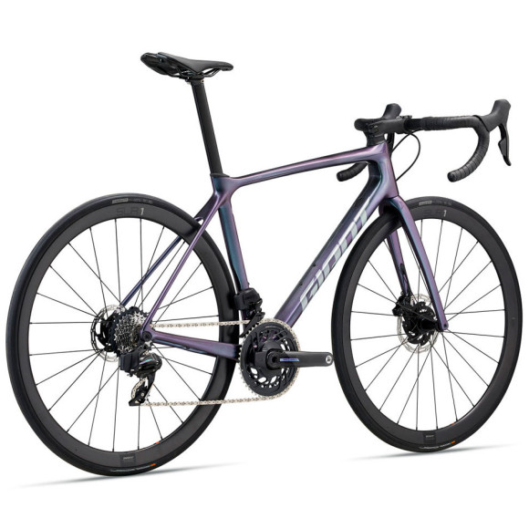 GIANT TCR Advanced Pro Disc 0 AXS 2024 Bike BLUE XS