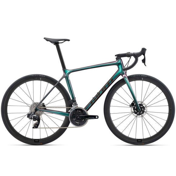 Bicicleta GIANT TCR Advanced Pro Disc 1 AXS 2024 VERDE XS