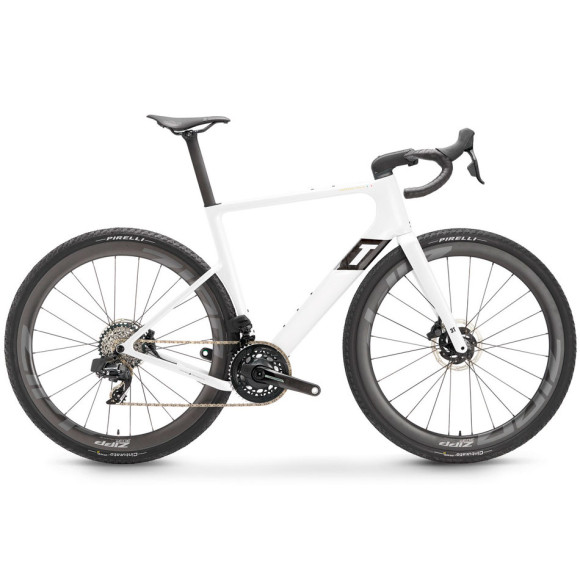 3T Racemax Italia Force D2 AXS 2x12 700C Bicycle WHITE 51