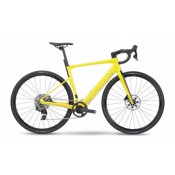 Bicicleta BMC Roadmachine 01 AMP X TWO Lime Yellow Black 2023 AMARILLO 47