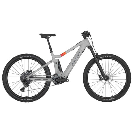 Bicicleta eléctrica SCOTT Strike Eride 930 Gris Naranja 2025 GRIS L