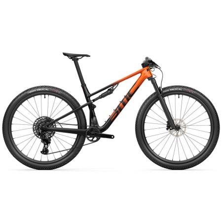 Bici BMC Fourstroke O1 ONE 2024 NERO ARANCIONE S