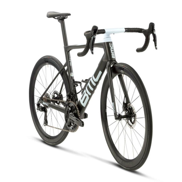 Bicicleta BMC Teammachine SLR01 TWO 2023 PRETO BRANCO 47