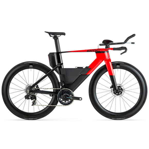Bicicleta BMC Speedmachine 01 DOIS 2024 VERMELHO S