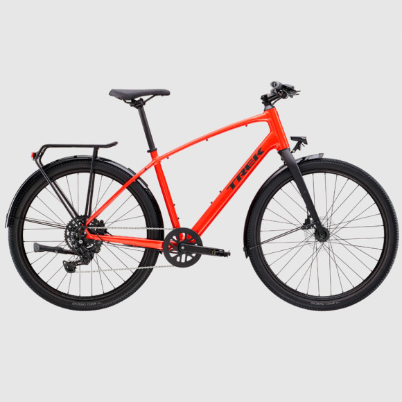 Bicicleta TREK Dual Sport 2 equipada Gen 5 2024 VERMELHO S