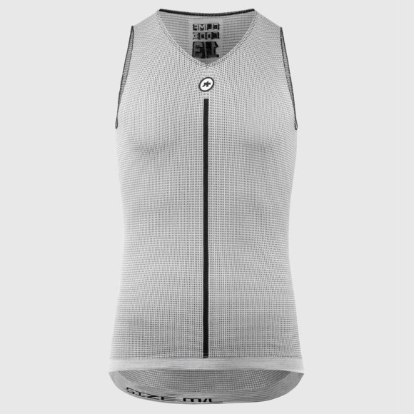 ASSOS Camiseta NS Skin Layer P1 2024 CINZA XSS