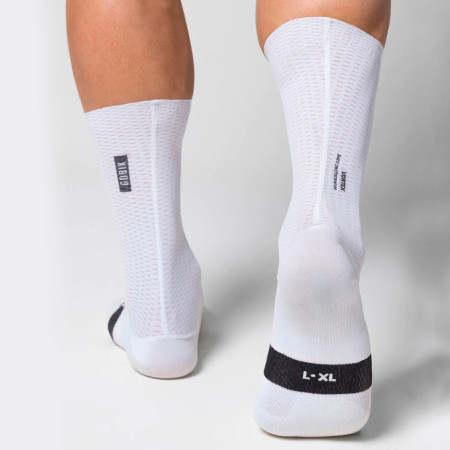 GOBIK Chaussettes Mixte Vortex 2024 BLANC SM