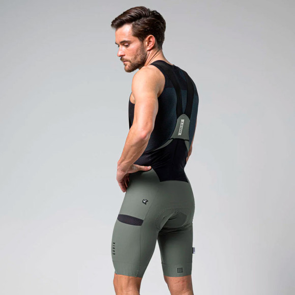 Pantaloncini con bretelle GOBIK Grit K10 2024 OLIVA XL