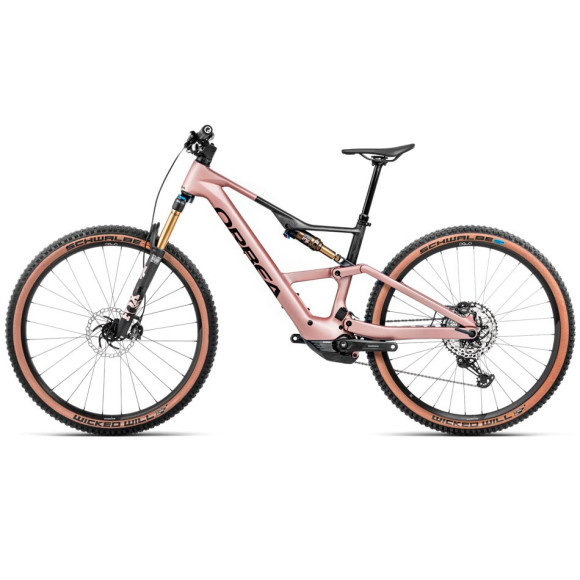 Bicicleta eléctrica ORBEA Rise SL M10 630 Wh 2025 ROSA NEGRO XL