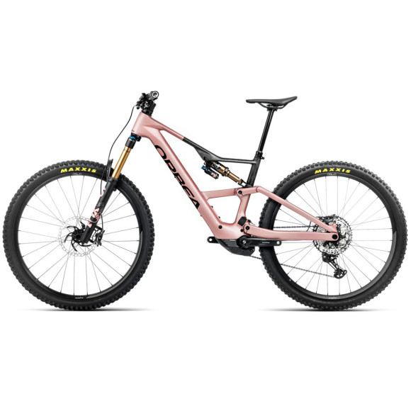 Bicicleta eléctrica ORBEA Rise LT M10 630 Wh 2025 ROSA NEGRO M
