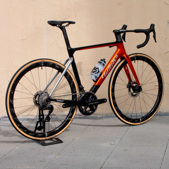 Bicicleta WILIER Filante Dura Ace Di2 SLR42 Ramato 2024 NEGRO NARANJA M