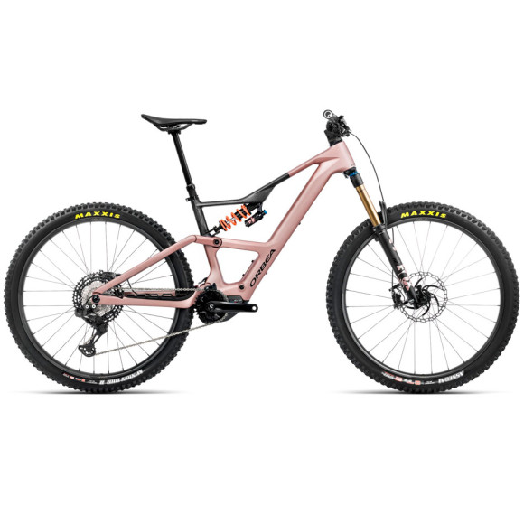 Bicicleta eléctrica ORBEA Rise LT M-TEAM 630 Wh 2025 ROSA NEGRO M