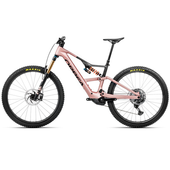 Bicicleta eléctrica ORBEA Rise LT M-TEAM 630 Wh 2025 ROSA NEGRO M