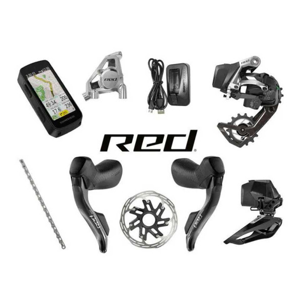 Gruppo SRAM Red E-Tap AXS E1 2x12 HRD FM 