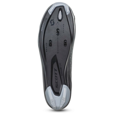 SCOTT Road Comp Boa Black Fade Metallic Silver Shoes GREY 44