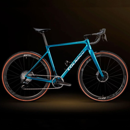 Bicicletta COLNAGO G4-X Rival XPLR Fulcrum Rapid Rossa 900 DB AZUL M