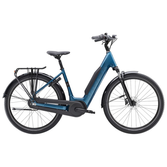 Vélo électrique TREK District+ 3 Lowstep 800 Wh 2025 GRIS XL