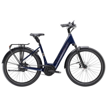 Bicicleta elétrica TREK District+ 5 Lowstep 400 Wh 2025 BEGE L