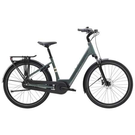 Bicicleta elétrica TREK District+ 2 Lowstep 2025 PRETO L