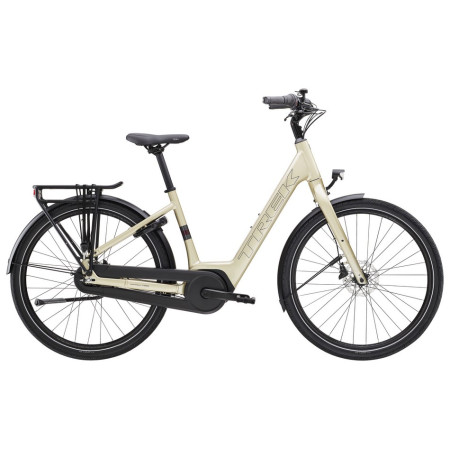Bicicleta elétrica TREK District+ 1 Lowstep 2025 BEGE L