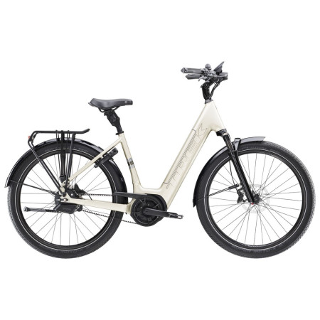 Bicicleta elétrica TREK District+ 5 Lowstep 400 Wh 2025 BEGE L