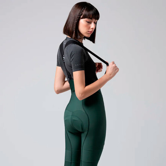 Calzamaglia lunga con bretelle da donna GOBIK Absolute 7.0 K9 2025 VERDE XS