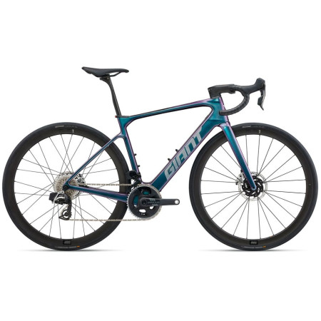 Bicicletta elettrica GIANT Defy Advanced E+ Elite 0 2025 AZUL L