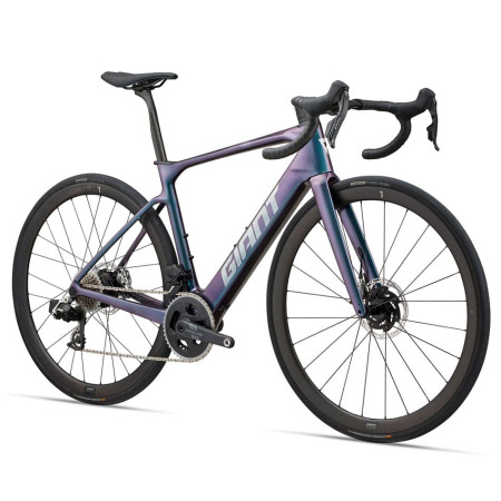 Bicicleta eléctrica GIANT Defy Advanced E+ Elite 0 2025 AZUL L