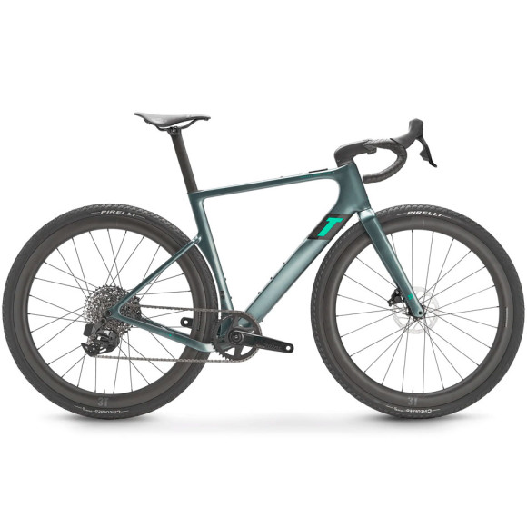 Vélo électrique 3T Racemax BOOST Italia Rival XPLR AXS 1x12 Discus 45 40 2025 GRIS 51