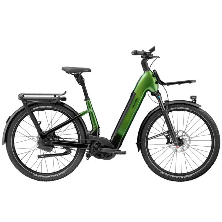 Bicicleta eléctrica CANNONDALE Tesoro Automatiq Low Step Thru VERDE XL
