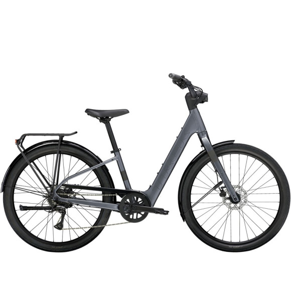 Bicicletta elettrica TREK Verve+ 1 Lowstep LT 2025 ROSSO L
