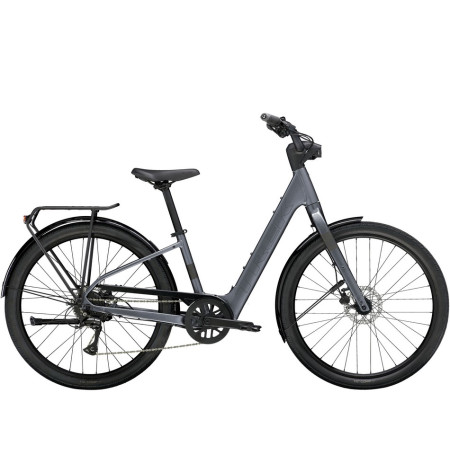 Bicicletta elettrica TREK Verve+ 1 Lowstep LT 2025 ROSSO L